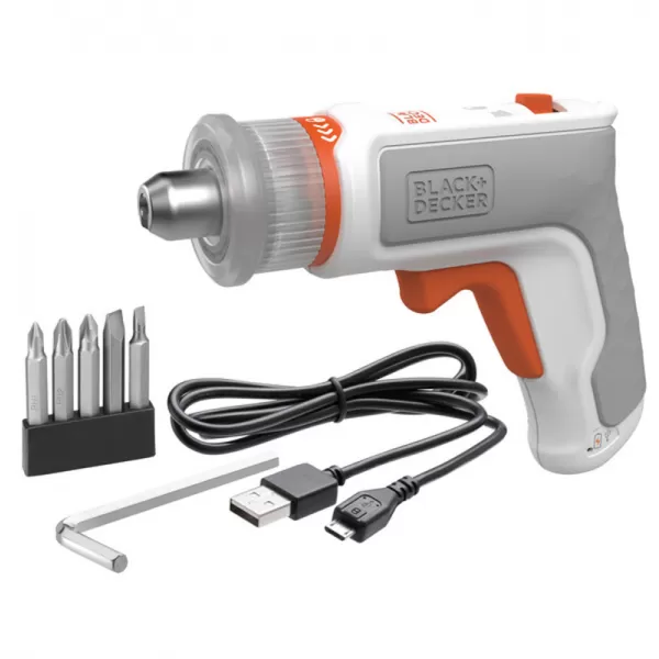 Aku šroubovák s upínacím sklíčidlem pro L klíče 3,6V Black&Decker BCRTA01