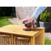 Aku excentrická bruska 18V bez aku Black&Decker BDCROS18N