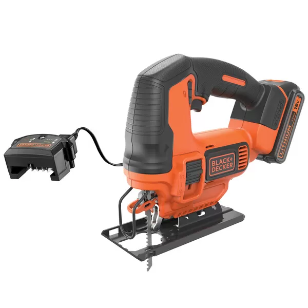 Aku přímočará pila s předkmitem 18V 1x2,0Ah Black&Decker BDCJS18
