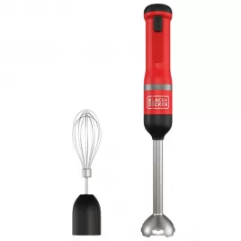 Aku tyčový mixér 7,2V 1x2,0Ah + šlehač - červený Black&Decker BCKM1012KR