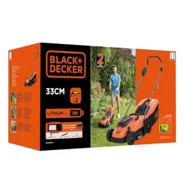 Aku rotační sekačka 18V 2x2,5Ah Black&Decker BCMW3318L2