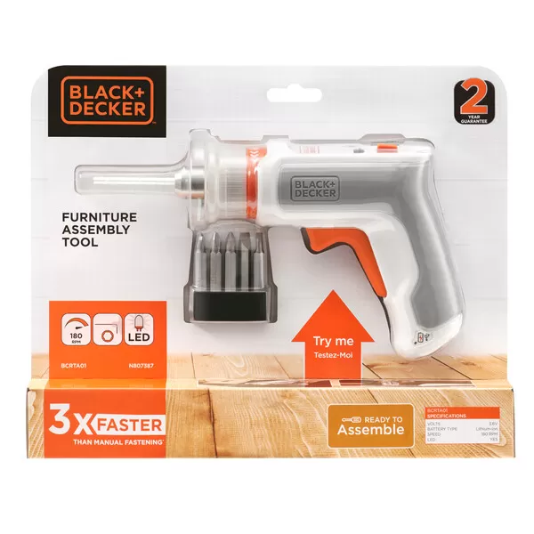 Aku šroubovák s upínacím sklíčidlem pro L klíče 3,6V Black&Decker BCRTA01