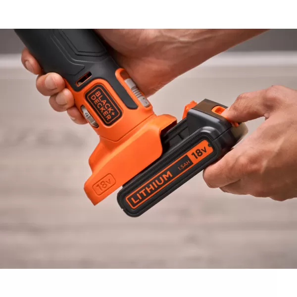Aku multifunkční oscilační bruska 18V 1x2,0Ah Black&Decker BDCOS18D1K
