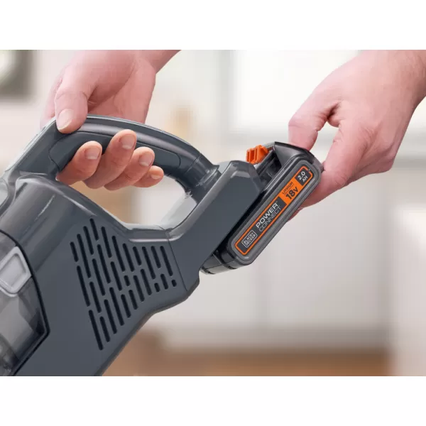 Aku tyčový vysavač 2V1 18V 1x2,0Ah s vyjímatelným akumulátorem Black&Decker BHFEA18D1