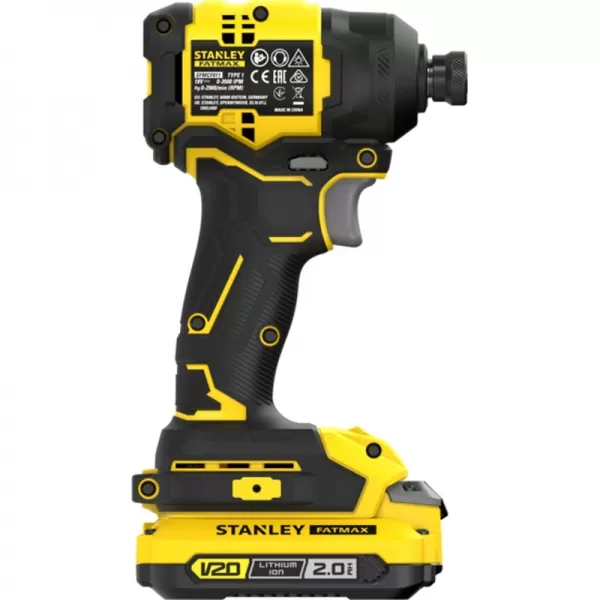 Aku bezuhlíkový rázový utahovák 18V bez aku STANLEY FATMAX V20 SFMCF811B