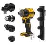 Aku bezuhlíková vícehlavá vrtačka 18V 2x2,0 Ah DeWALT DCD803D2T+ 85-dílná sada bitů a vrtáků DT70762