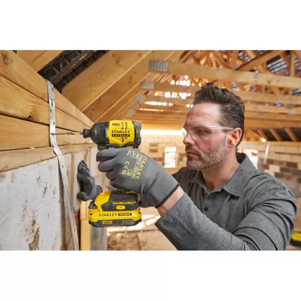 Aku bezuhlíkový rázový utahovák 18V 1x2,0Ah STANLEY FATMAX V20 SFMCF811D1T