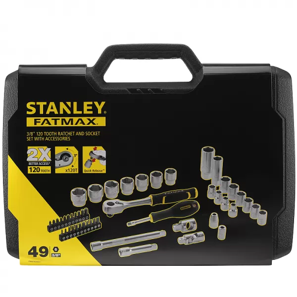 3/8" 49dílná sada hlavic FatMax STANLEY FMMT82684-1
