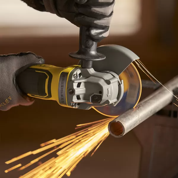 Aku úhlová bruska 125mm V20 18V bez aku Stanley FatMax SFMCG700B