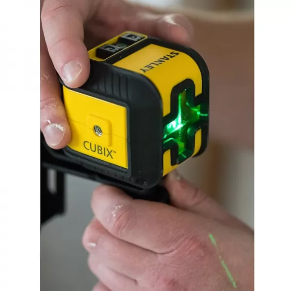 Samonivelační křížový laser se zeleným paprskem CUBIX STANLEY STHT77499-1