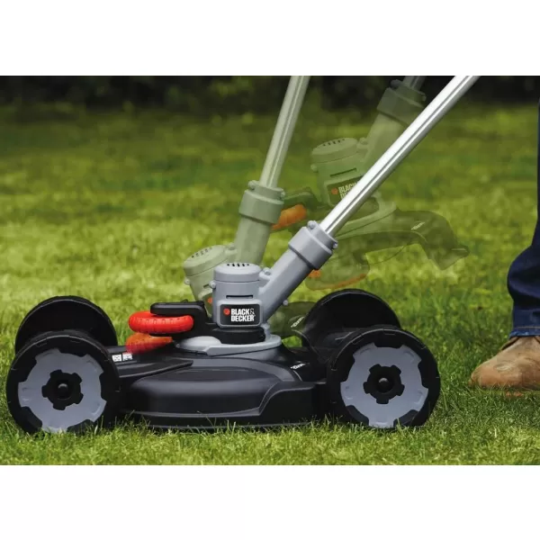 Aku strunová sekačka 18V 2,0Ah s kolovým podvozkem Black&Decker STC1820CM