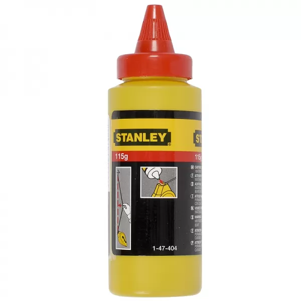 Prášková křída červená 115g Stanley 1-47-404