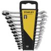 12dílná sada ráčnových očkoplochých klíčů Stanley STMT82847-0