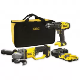 Kombo sada aku nářadí V20 18V 2,2,0Ah Stanley FatMax SFMCK471D2S