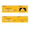 Brusný lamelový kotouč na kov plochý 115x22,2mm x 120G flat Typ 27 DeWALT DT3295