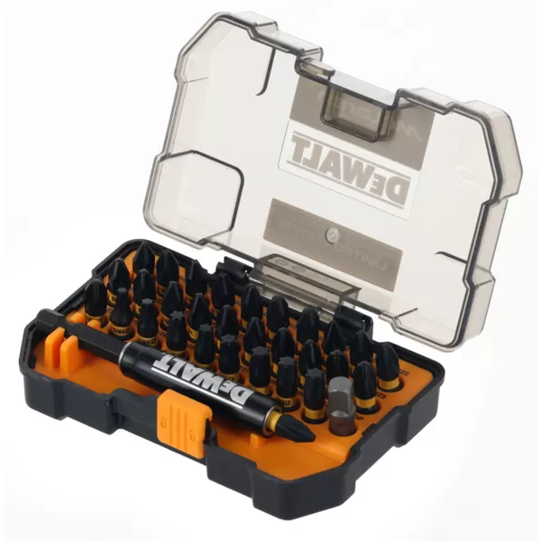 32dílná sada příslušenství FLEXTORQ s držákem bitů XSCT edice McLaren DeWALT DT70900T