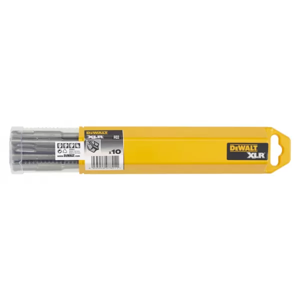 Vrtáky SDS-Plus EXTREME XLR s celokarbidovou hlavou 10x160mm 10ks DeWALT DT8967
