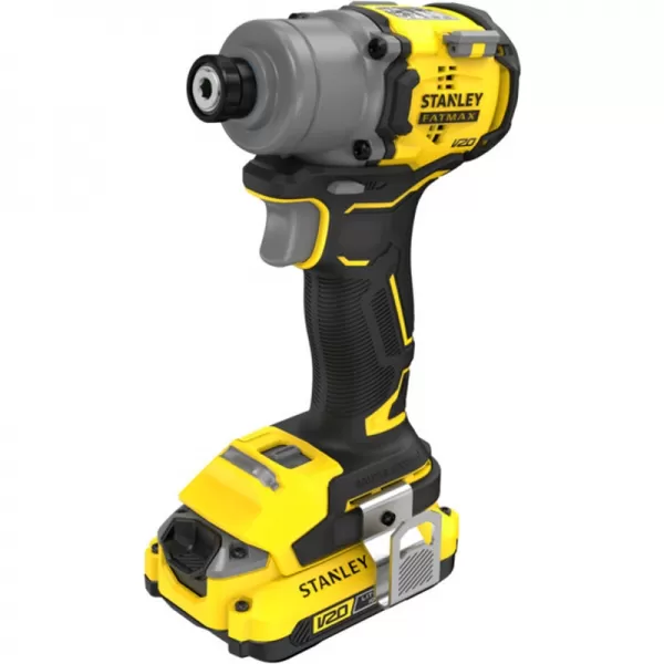 Aku bezuhlíková kombinovaná sada 18V 1x4,0Ah + 1x2,0Ah STANLEY FATMAX V20 SFMCK211MDT