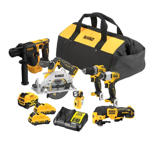 Aku bezuhlíková kombo sada nářadí 12V 1x5,0/2x2,0 Ah XR DeWALT DCK611P1D2
