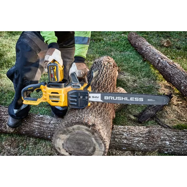 Aku řetězová pila 50 cm FLEXVOLT 54V 1x9,0Ah kufr pilník DeWALT DCMCS575X1