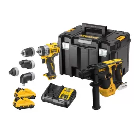 Aku bezuhlíková kombo sada nářadí 12V 2x3,0 Ah XR DeWALT DCK2101L2T
