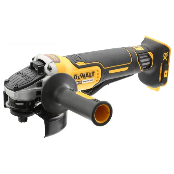 Aku úhlová bruska 115 mm s kolébkovým spínačem 18V bez aku DeWALT DCG413N
