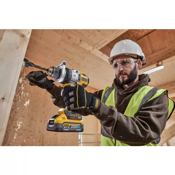 Aku bezuhlíková příklepová vrtačka 18V 2x5,0Ah DeWALT POWERSTACK DCD1007H2T