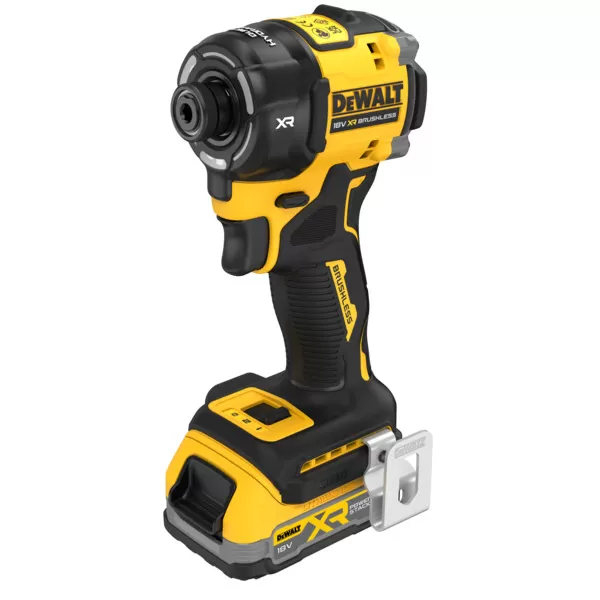 Aku bezuhlíkový hydraulický utahovák 1/4" 18V 2x1,7 Ah DeWALT POWERSTACK DCF870E2T