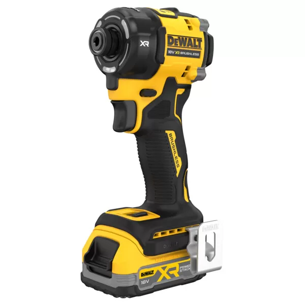 Aku bezuhlíkový hydraulický utahovák 1/4" 18V 2x1,7 Ah DeWALT POWERSTACK DCF870E2T
