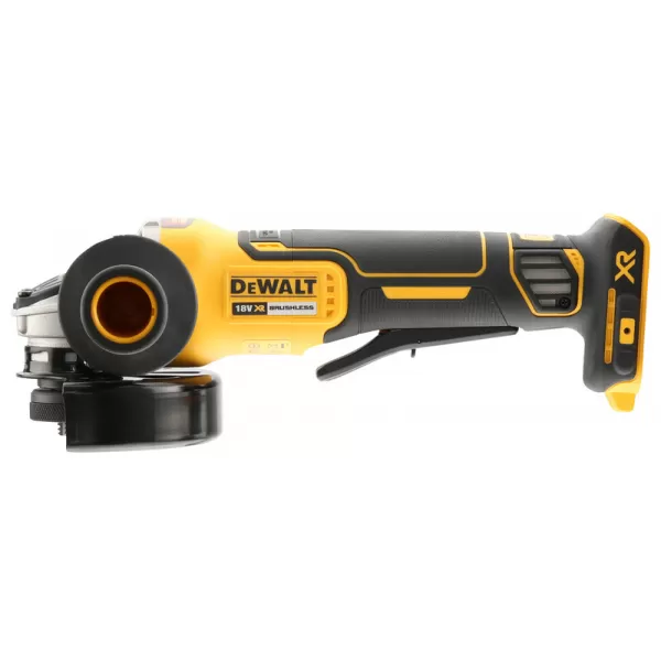 Aku úhlová bruska 115 mm s kolébkovým spínačem 18V bez aku DeWALT DCG413N