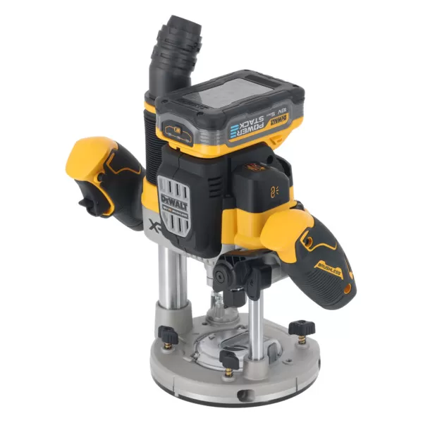 Aku bezuhlíková horní frézka 70mm 18V 2x5,0 Ah DeWALT POWERSTACK DCW620H2
