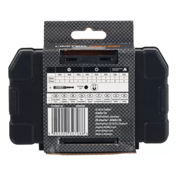 28dílná sada příslušenství FLEXTORQ v pouzdře Tough Case edice McLaren DeWALT DT70902T