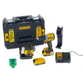 Aku bezuhlíková kombo sada nářadí 18V 2x2,0 Ah XR DeWALT DCK2095D2T