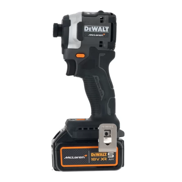 Aku rázový utahovák 1/4" 18V/2x5,0Ah limitovaná edice McLaren DeWALT DCF85MP2T