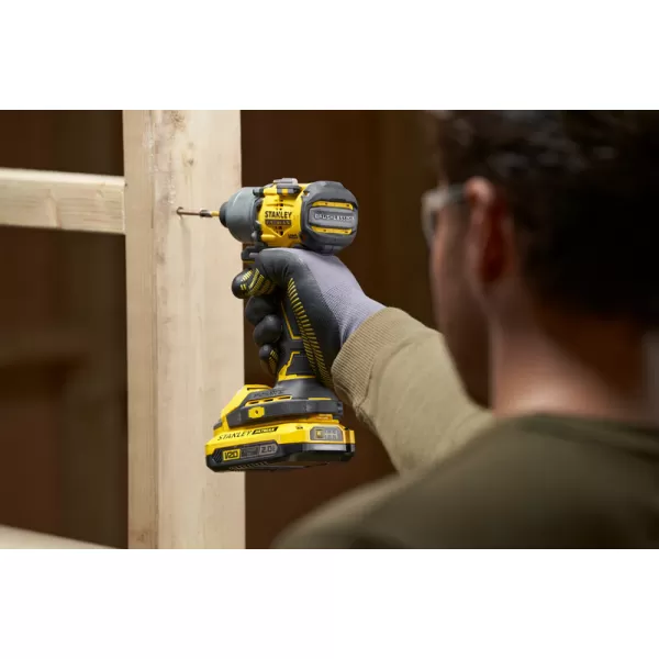 Aku bezuhlíkový rázový utahovák V20 18V 2x2,0Ah Stanley FatMax SFMCF830D2K